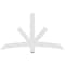 Ekena Millwork Alberta Architectural Grade PVC Gable Bracket, 60"W x 35"H x 2"D x 4"F, 14/12 Pitch GBP060X35X0204ALB00 - alternate 4